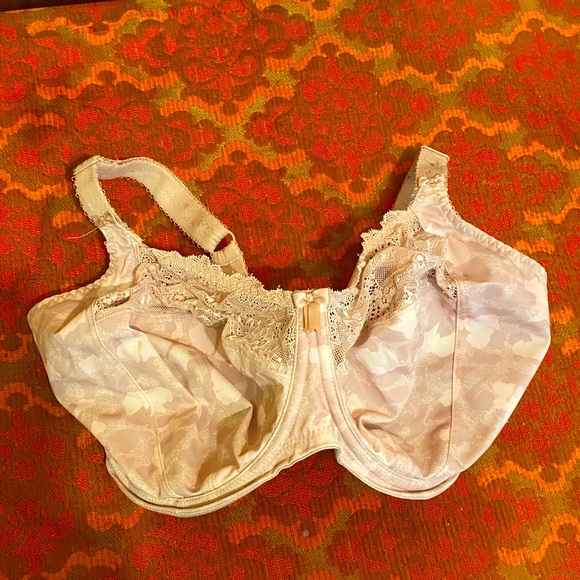 Elomi Underwire Bra nude Beige Lace Pale Pink Camo Demi Stretch TShirt Rare - Picture 2 of 11